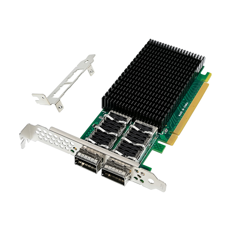 Çift Portlu 100GbE QSFP28 Fibe - 100Gbe Qsfp28 Network Card incelemesi ve fiyatı